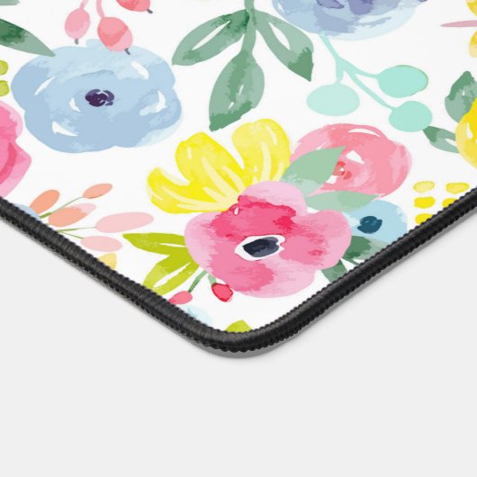 Helles, farbiges Muster Schreibtischunterlage (Ecke)