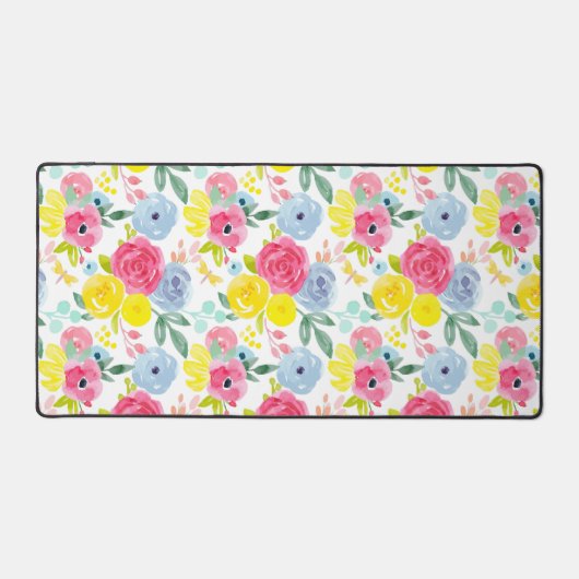 Helles, farbiges Muster Schreibtischunterlage (Vorderseite)