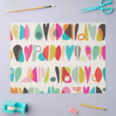 Helles, farbiges Muster Seidenpapier (Basteln)