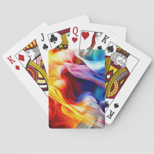 Helles farbiges Muster Spielkarten (Rückseite)