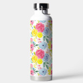 Helles, farbiges Muster Trinkflasche (links)