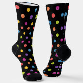 Helles, farbiges Polka-Dot-Muster Socken (Gewinkelt)