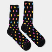Helles, farbiges Polka-Dot-Muster Socken (Rechts)