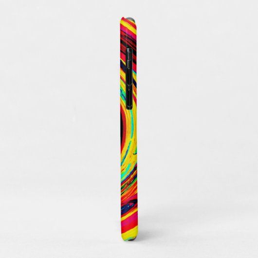 Helles, farbiges Spiralmuster Case-Mate iPhone Hülle (Hinten/Links)