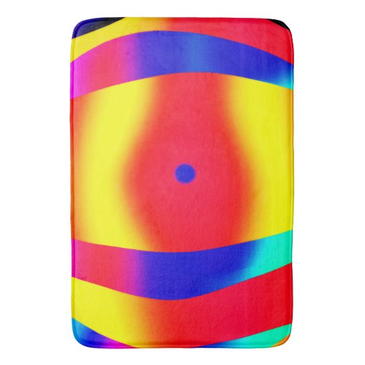 Helles, farbiges und feines Design Badematte (Vorderseite Vertikal)