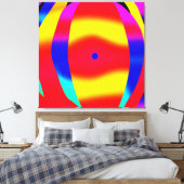 Helles, farbiges und feines Design Leinwanddruck (Insitu (Schlafzimmer))