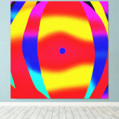 Helles, farbiges und feines Design Leinwanddruck (Insitu (Holzboden))