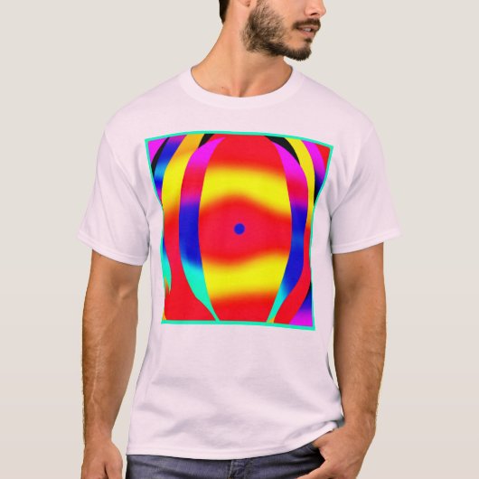 Helles, farbiges und feines Design T-Shirt (Vorderseite)