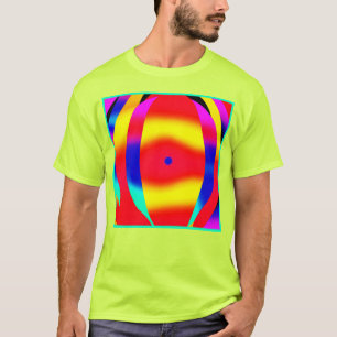 Helles, farbiges und feines Design T-Shirt
