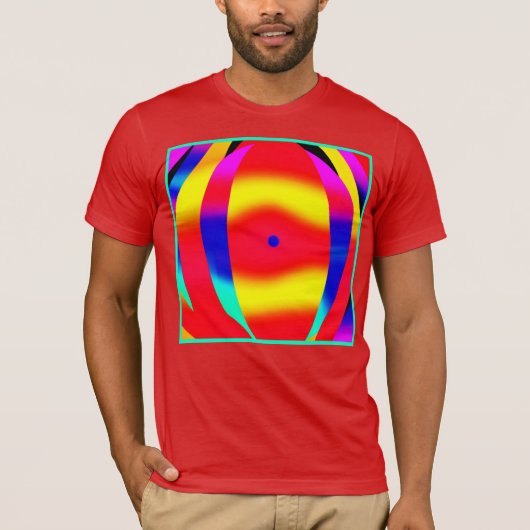 Helles, farbiges und feines Design T-Shirt (Vorderseite)