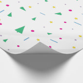 Helles, farbiges Weihnachtswrapping Geschenkpapier (Ecke)