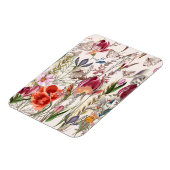 Helles Federfeld. Romantisches Muster Magnet (Linke Seite)