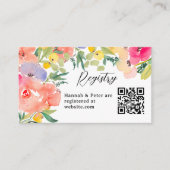 Helles, feines Buch des Blumengartens Begleitkarte (Vorderseite)