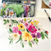 Helles, fett formatiertes Brautparty von Blume Einladung