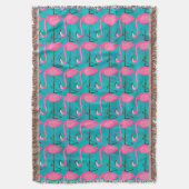 Helles Flamingo-Muster 2 Decke (Vorderseite Vertikal)