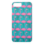 Helles Flamingo-Muster Case-Mate iPhone Hülle (Rückseite)