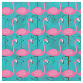 Helles Flamingo-Muster Stoff (Nahaufnahme)