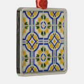 Helles Fliesenmuster, Portugal Ornament Aus Metall (Rechts)