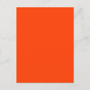 Helles Fluorescent Orange Neon Postkarte