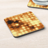 Helles Flüssig-Kupfer Getränkeuntersetzer (Linke Seite)