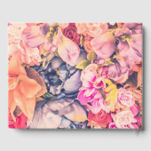 Helles Foto Beileid Beerdigung Wasserfarbe Gästebuch (Rückseite)