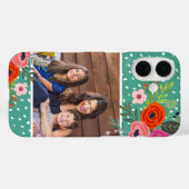 Helles Foto für Blüten und Punkte Case-Mate iPhone Hülle (Rückseite (Horizontal))