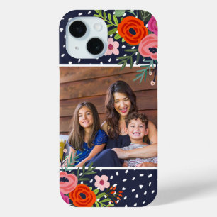 Helles Foto für Blüten und Punkte Case-Mate iPhone Hülle