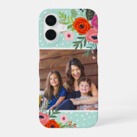 Helles Foto für Blüten und Punkte