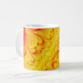 Helles Fraktal Kunst und Kultur Kaffeetasse (Vorderseite Links)