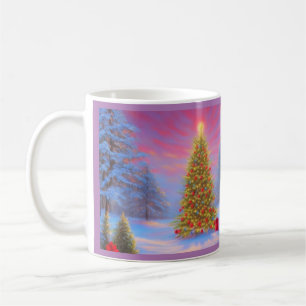 Helles, fröhliches Weihnachts-Designgeschenk Kaffeetasse