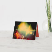 Helles Funken-Feuerwerke notecard Karte (Vorderseite)