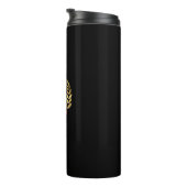 Helles Fußball-Logo Personalisiertes Design Thermosbecher (Nach rechts gedreht)