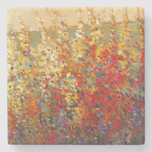 Helles Garten-Wandgemälde der Frühlings-Wildblum Steinuntersetzer