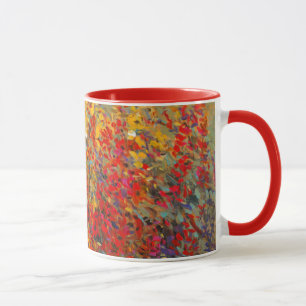 Helles Garten-Wandgemälde der Frühlings-Wildblum Tasse