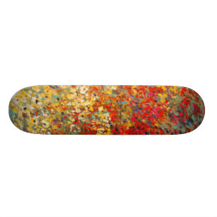 Helles Garten-Wandgemälde der Frühlings-Wildblumen Skateboard