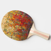 Helles Garten-Wandgemälde der Frühlings-Wildblumen Tischtennis Schläger (Seitenansicht)