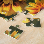 Helles gelbes Blumen-Puzzlespiel Puzzle (Seite)