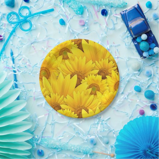 Helles gelbes pappteller (Party)