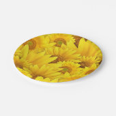 Helles gelbes pappteller (Schrägansicht)