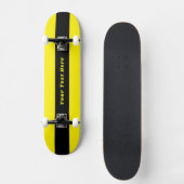 Helles gelbes Skateboard mit Ihrer benutzerdefinie (Vorderseite)