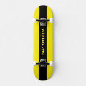 Helles gelbes Skateboard mit Ihrer benutzerdefinie (Vorderseite)