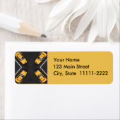 Helles gelbes Taxi-Muster (Insitu)