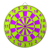 Helles Gelbes und lila Dartscheibe (vorne)