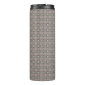 Helles geometrisches Design Thermosbecher (Rückseite)