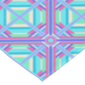 Helles geometrisches Design Tischdecke (Schrägansicht)