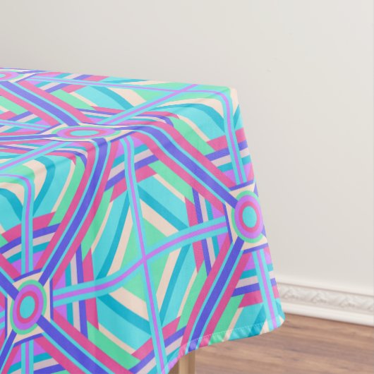 Helles geometrisches Design Tischdecke (Beispiel)