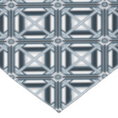 Helles geometrisches Design Tischdecke (Schrägansicht)