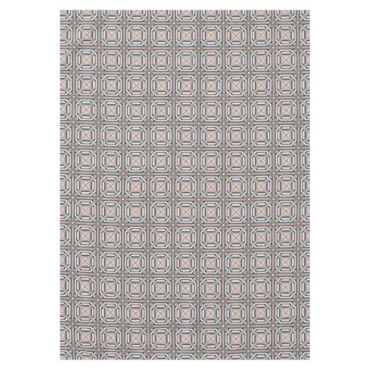 Helles geometrisches Design Tischdecke (Vorderseite)