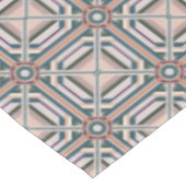 Helles geometrisches Design Tischdecke (Schrägansicht)