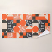 Helles geometrisches Farbblockmuster. Badehandtuch (Badehandtuch)